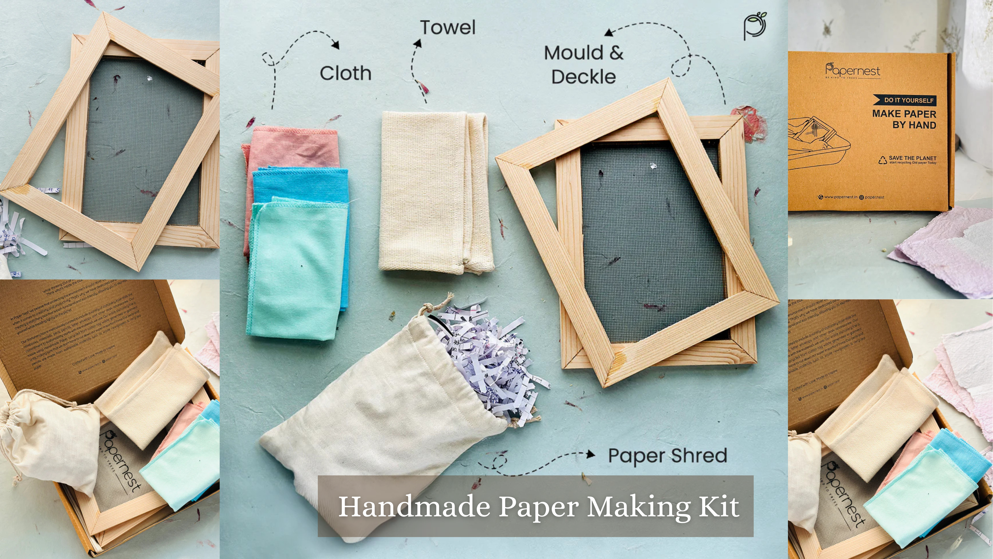  Handmade Paper Making Kit