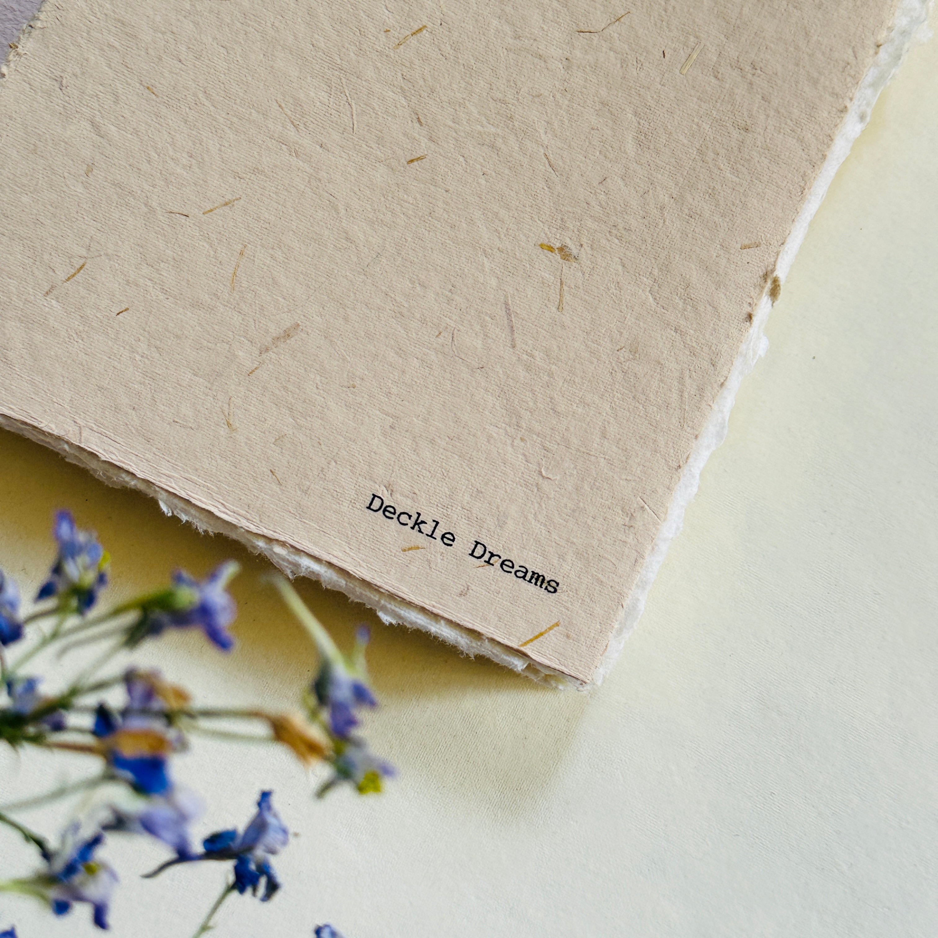 Deckle Edge handmade Art Book – Husky Edge cover