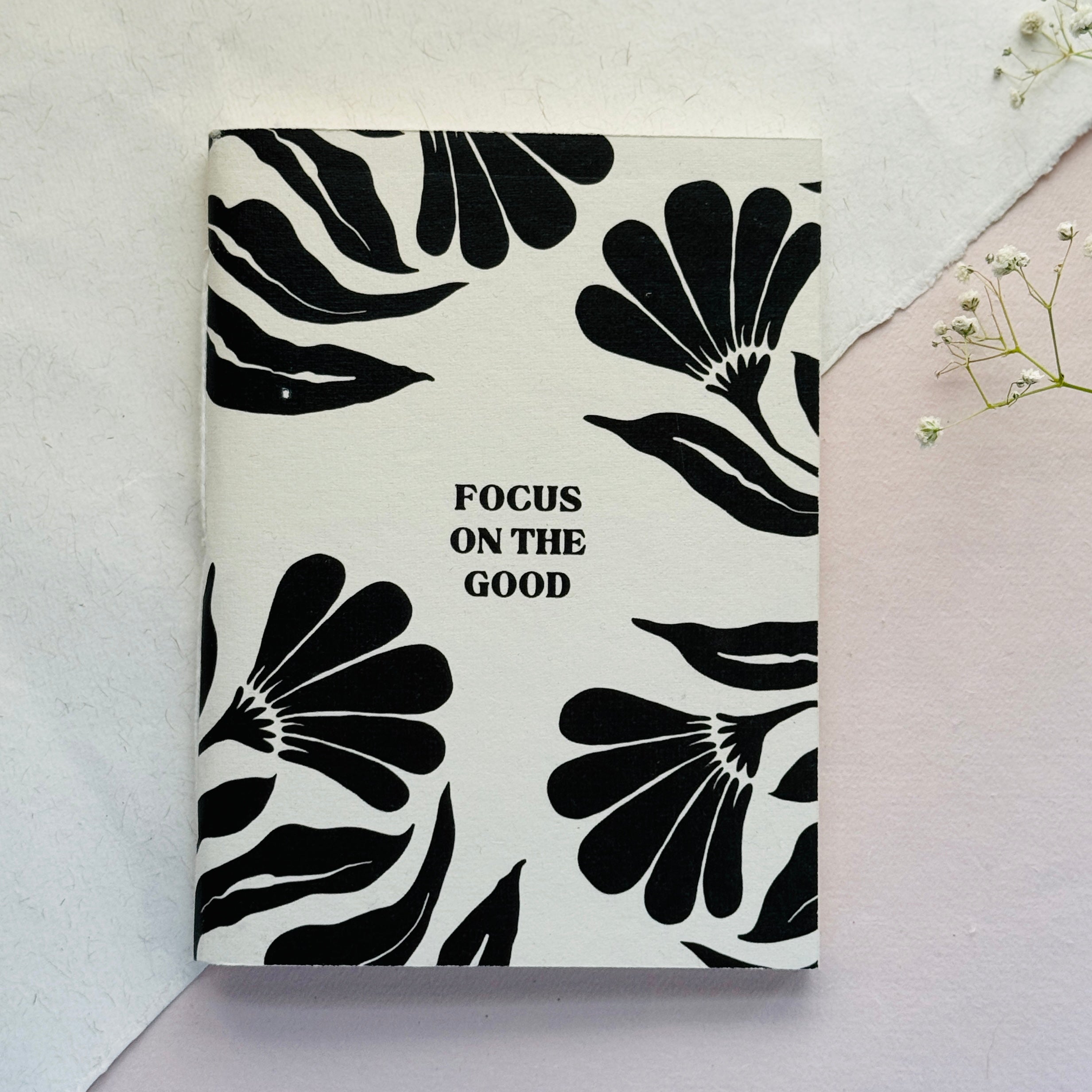 Focus on Good Handmade Notebook