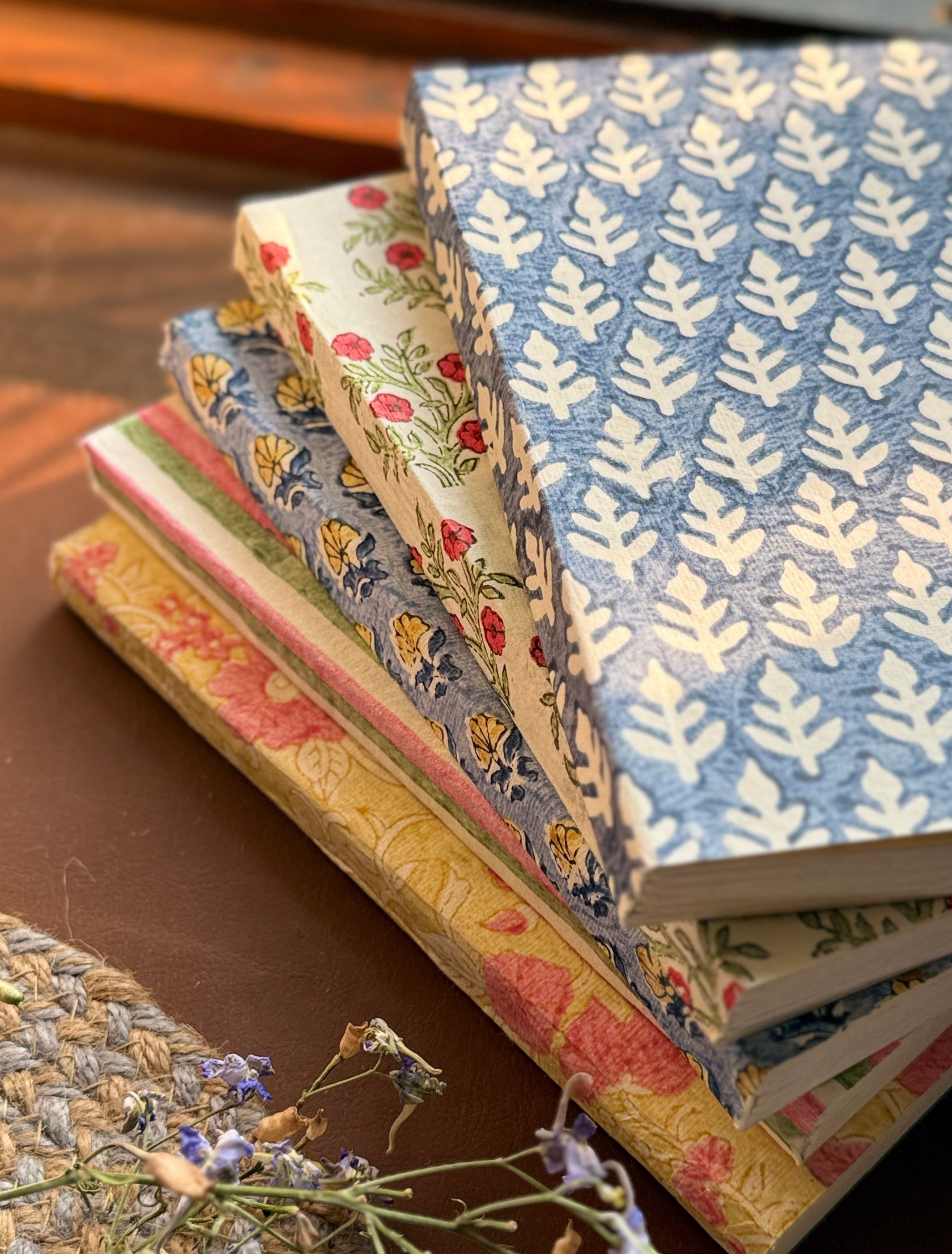 Hand-Block Print journal - Neel Patti