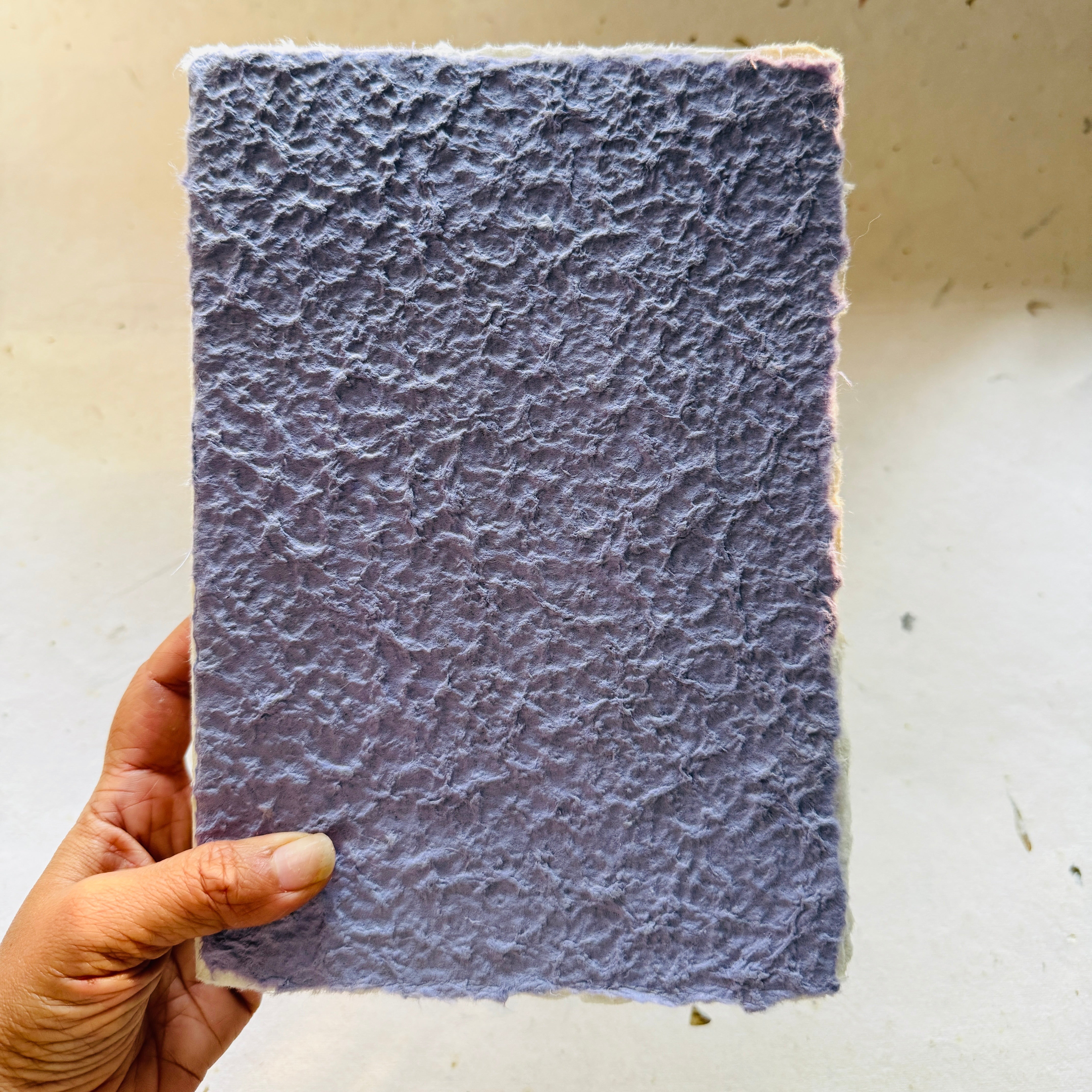 Deckle Edge Art Book B5 size –  Moonrock Lavender cover