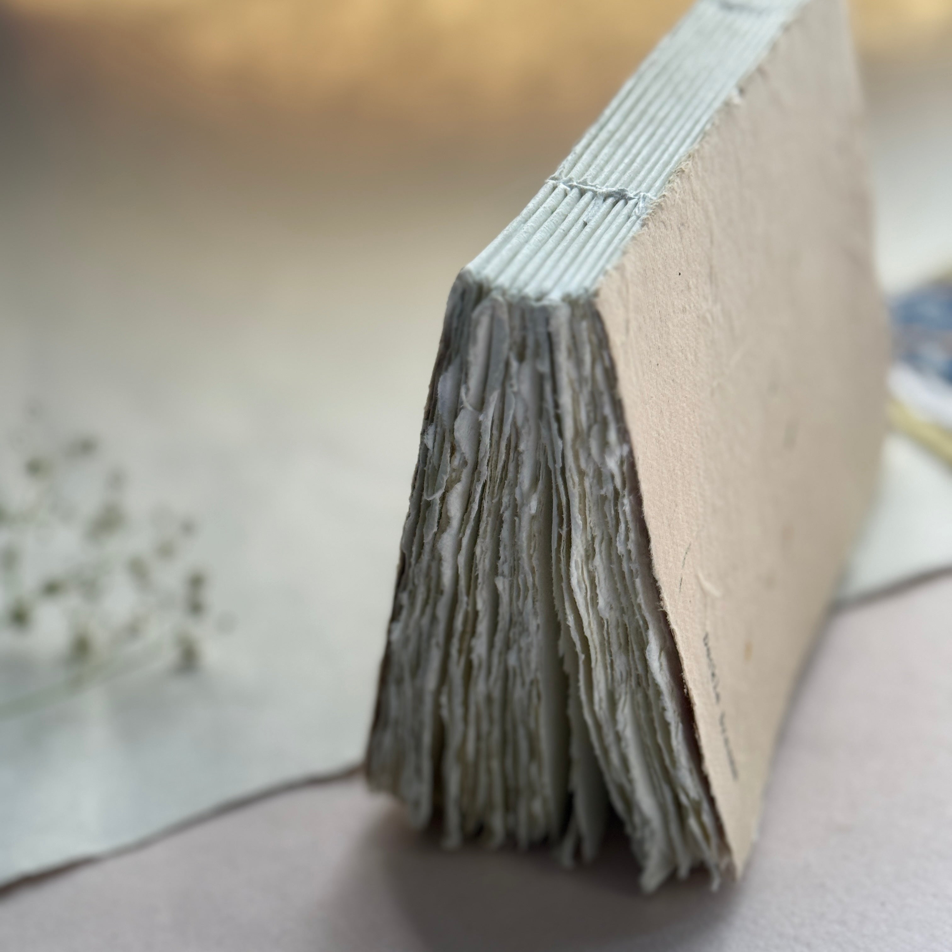 Deckle Edge handmade Art Book – Husky Edge cover