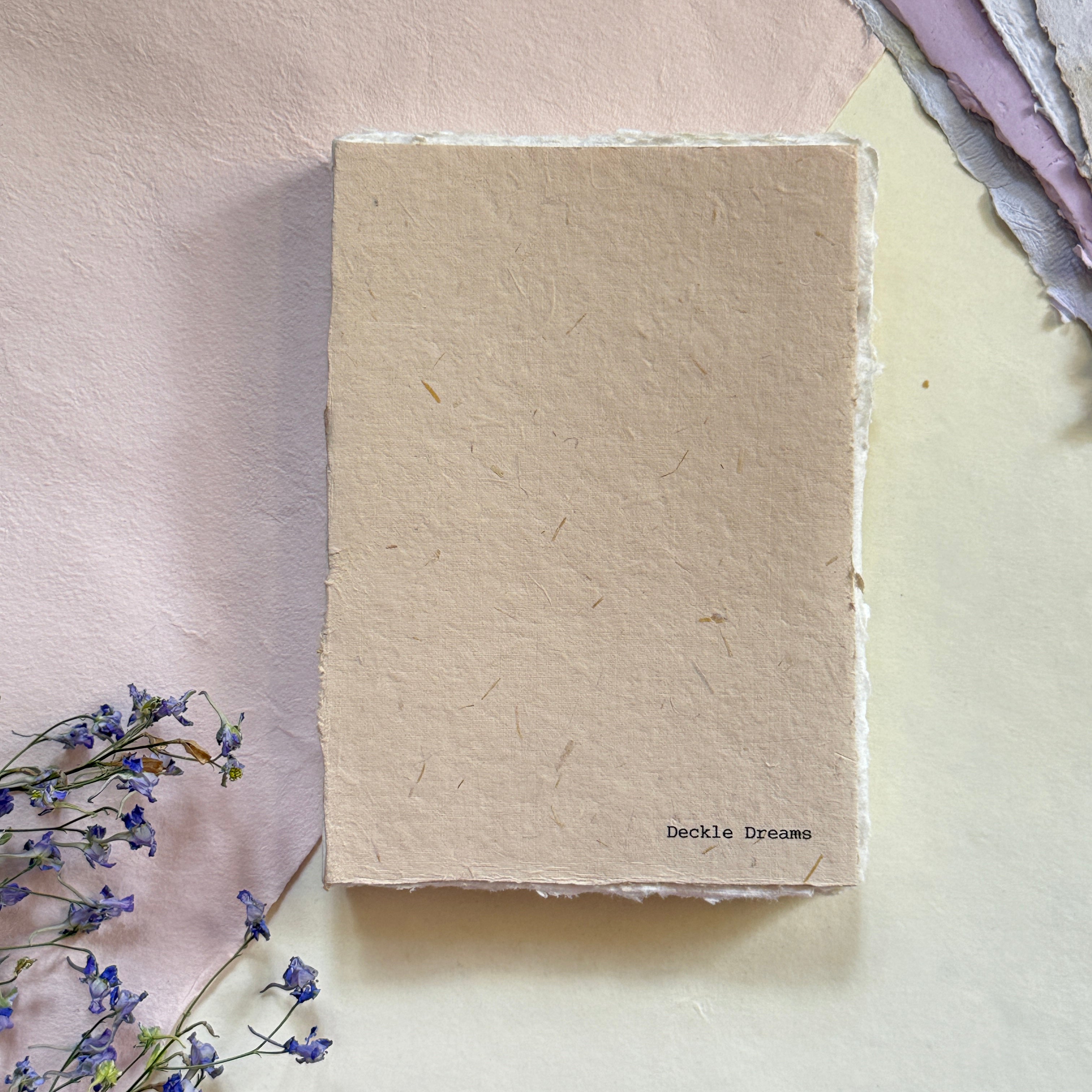 Deckle Edge handmade Art Book – Husky Edge cover