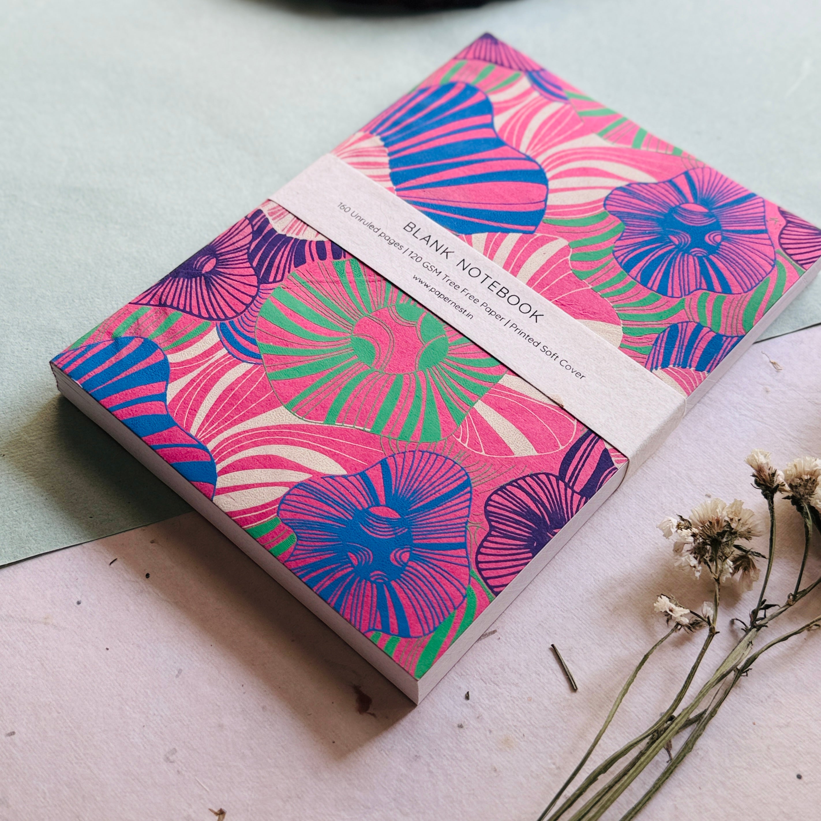 Handmade Journal | Sketchbook - Pink Horizon