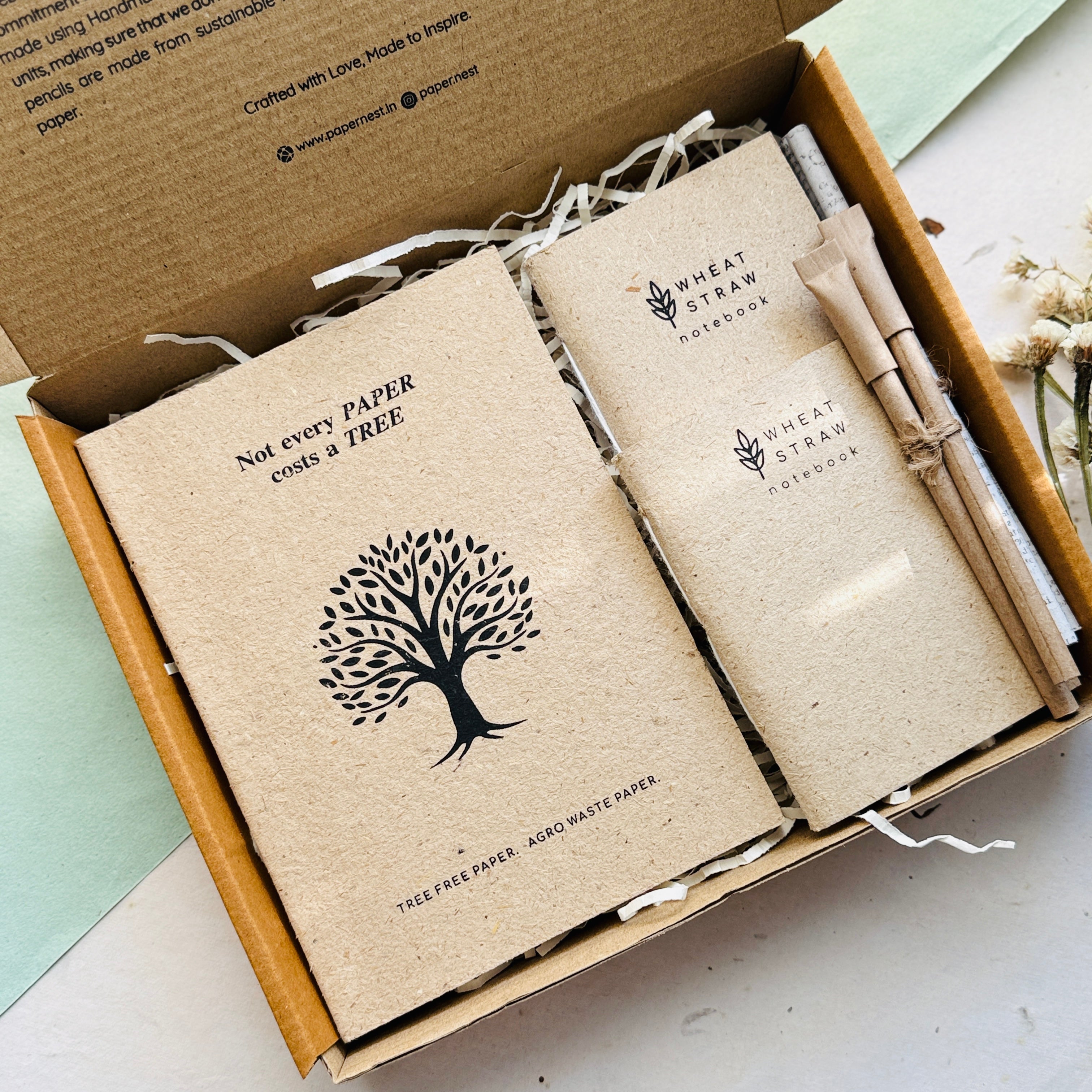 Agro-waste Stationary Corporate Gifts Hamper  - ZERO TREES
