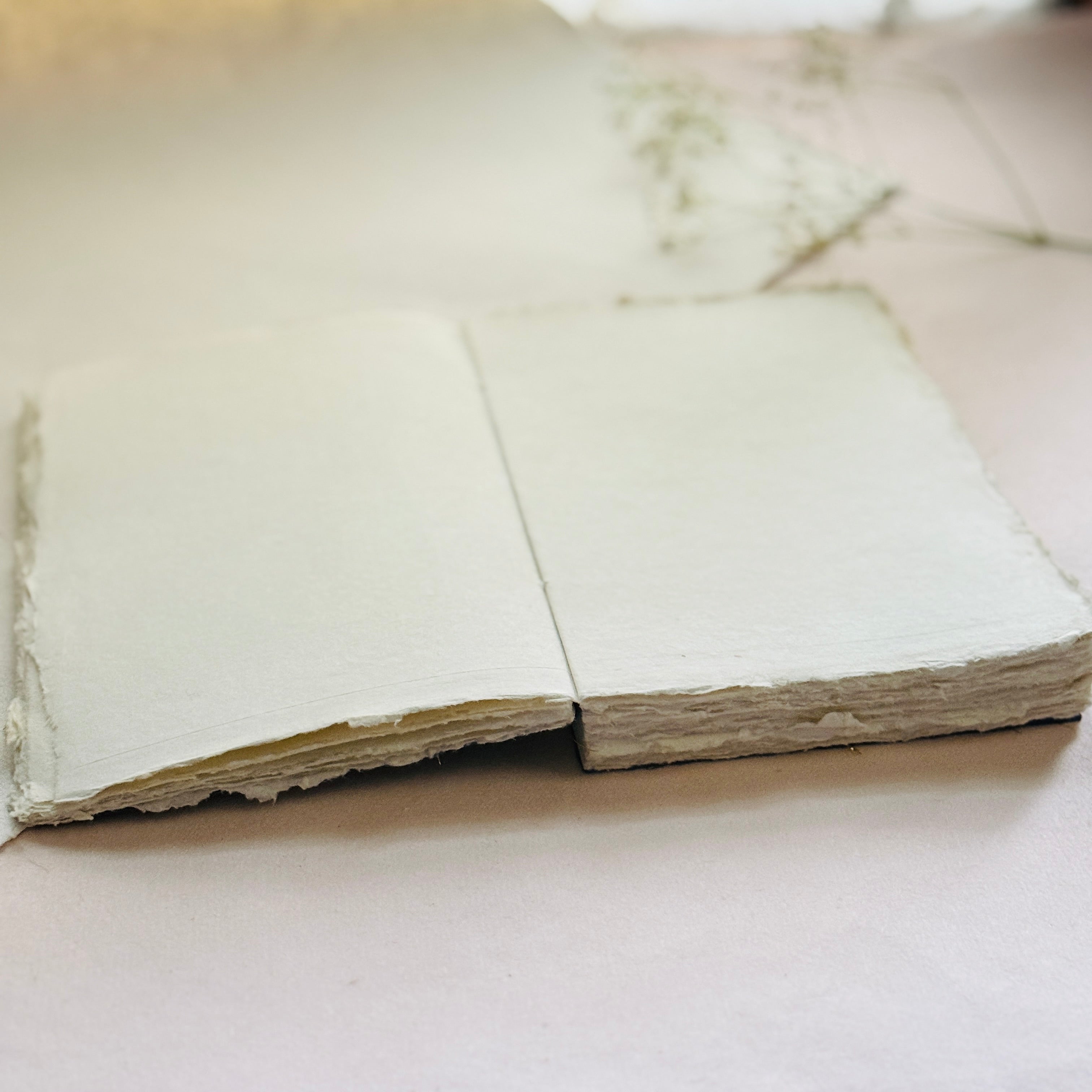 Deckle Edge Art Book B5 size –  Inky tales - Handmade cotton Papers