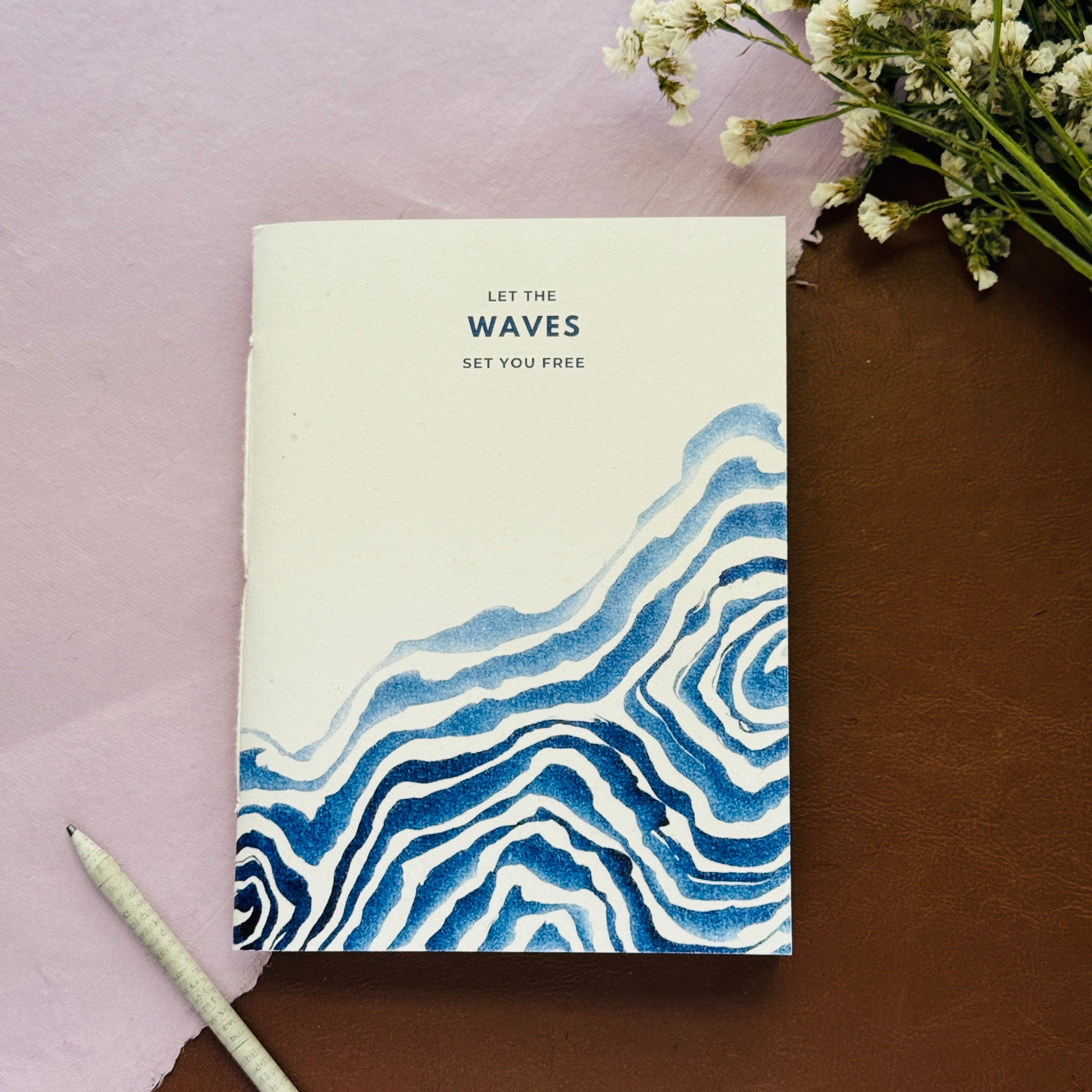 Waves Handmade Notebook