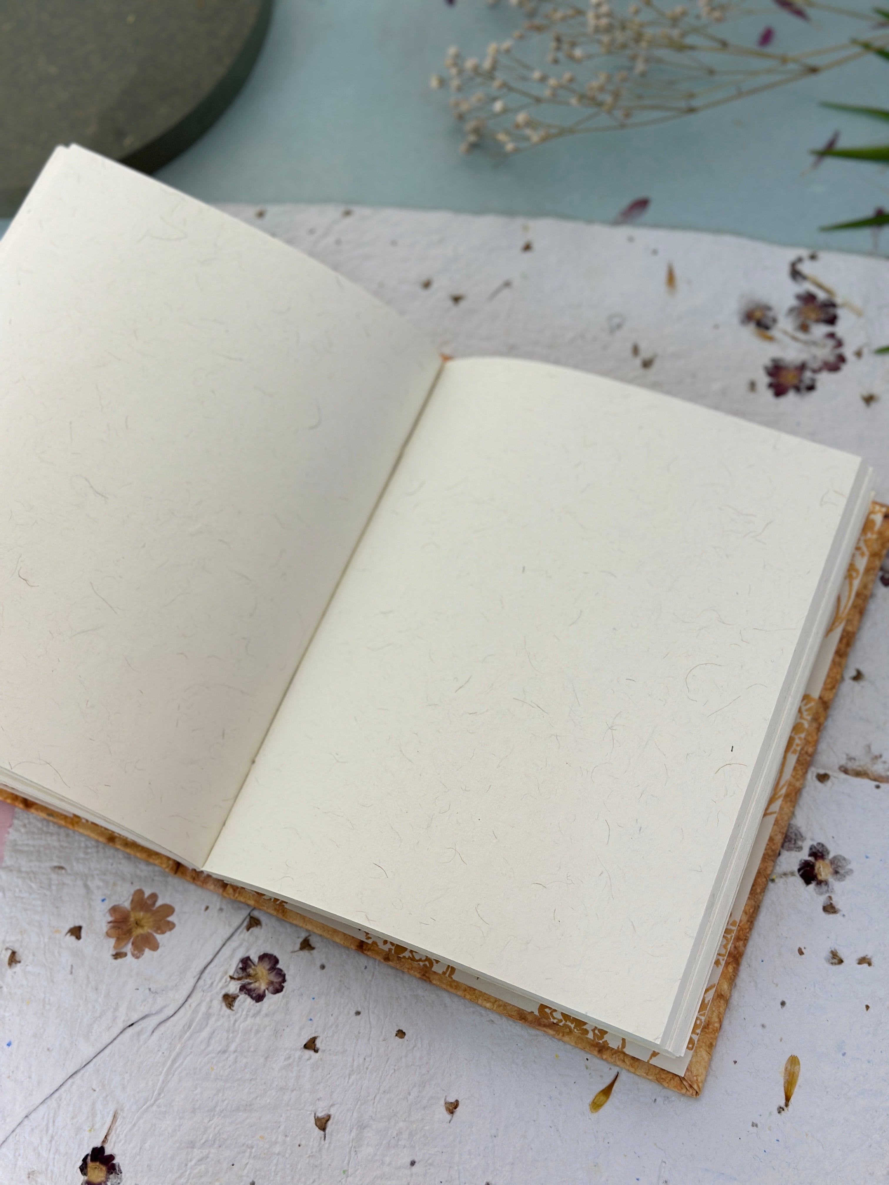 Blank Journal - Mindful Moments- Batik Amber